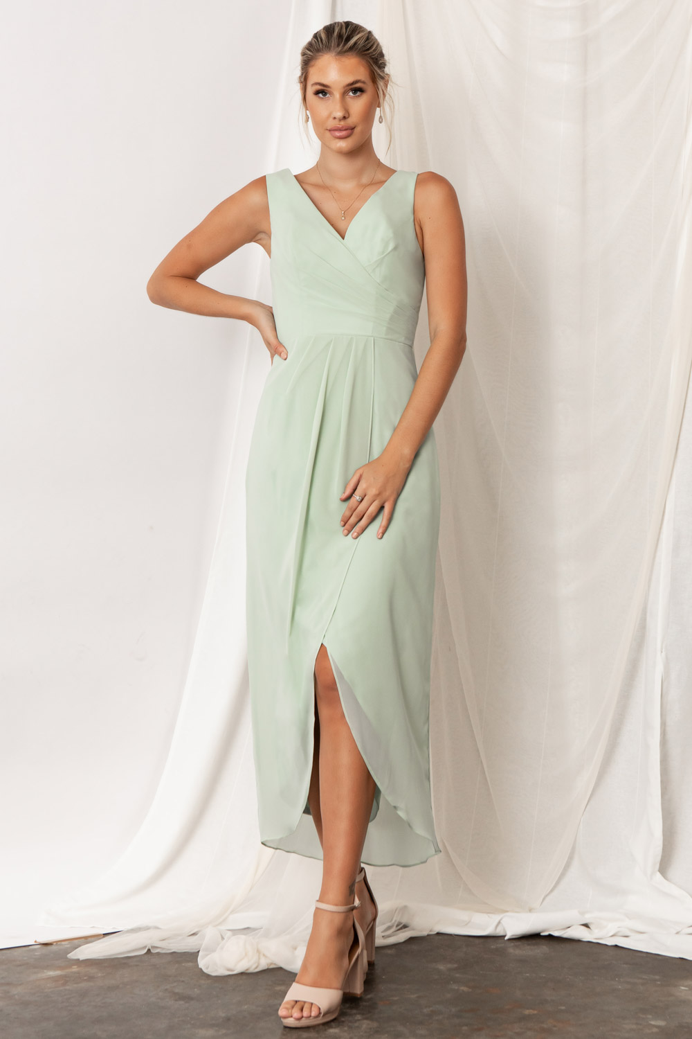 Sage bridesmaids